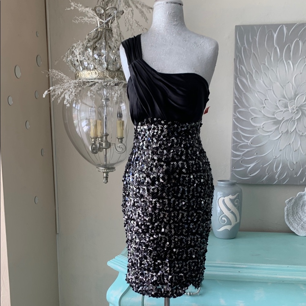 La Femme one shoulder cocktail dress Size 2